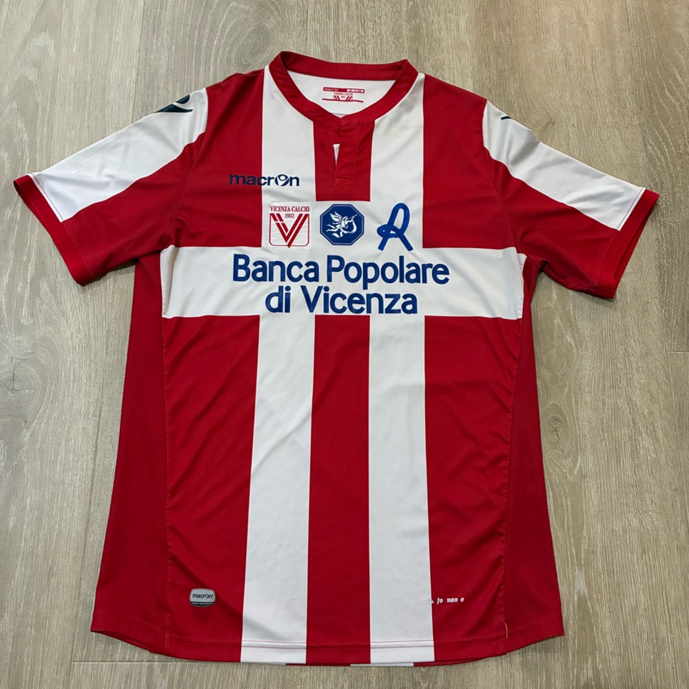 SOCCER Vicenza Calcio SPORTY Jersey Macron Italian Football Shirt